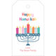 Colorful Happy Hanukkah Hanging Gift Tags Image 3 of 3